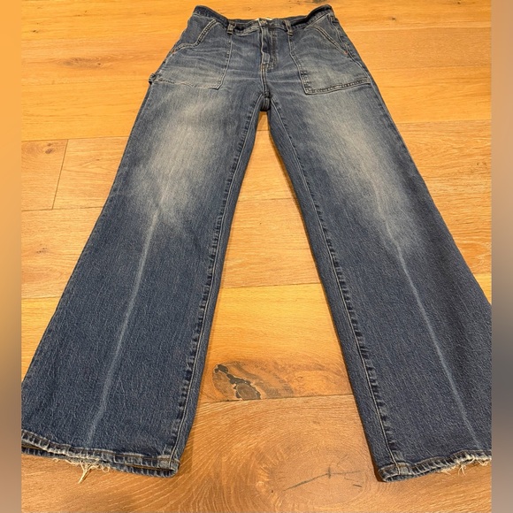 DAZE Denim Far Out High Rise Wide Leg Jeans – Play Date, Women’s Size 27 - Picture 3 of 16